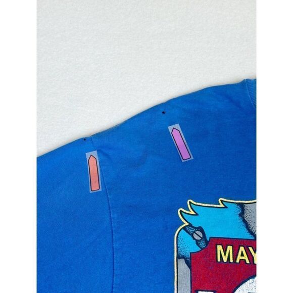 Vintage 1993 Arizona State Harley HOG Rally T-Shirt Blue Biker Single Stitch - Picture 7 of 8